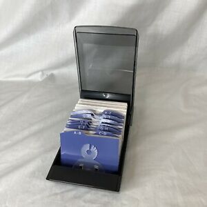 Rolodex VIP 24C Covered Business Card File Dividers Blank Cards Phone Numbers