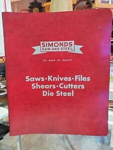 Simonds Saw And Steel 1971 Catalog Fitchburg Ma