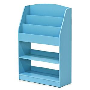 FURINNO KidKanac Bookshelf, Light Blue