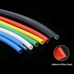 3:1 Heat Shrink Tube Adhesive/Glue Lined Electrical Cable Wire Sleeving 8 Colors