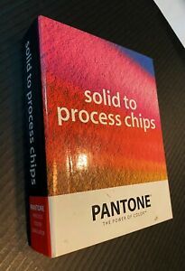 Pantone Process Color Simulator 1000 Solid to Process Chips BOOK 1992