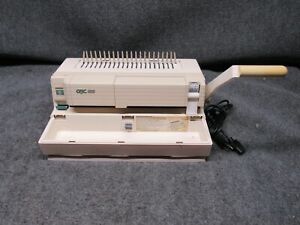 GBC 4000 Electric Punch and Plastic Comb Binding Machine *Tested &amp; Working*