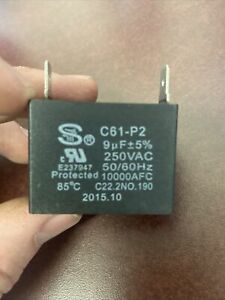 C61-P2  CAPACITOR 8uF +- 5% 250VAC  50/60 Hz