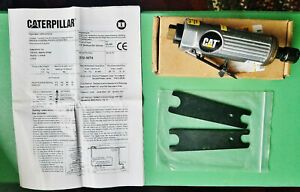Vtg Caterpillar CAT 1/4&#034; Straight Die Grinder 222-3074 Orig Box MANUAL Wrenches