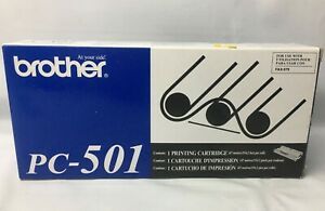 Brother PC-501 Printing Cartridge Black Thermal Transfer Ribbon For Fax 575