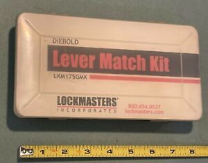 Diebold Lever Match Kit from Lockmasters LKM175GMK Safe Deposit Bank