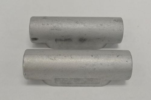 Lot 2 crouse hinds c47 condulet 1-1/4in outlet box body conduit b234832 for sale