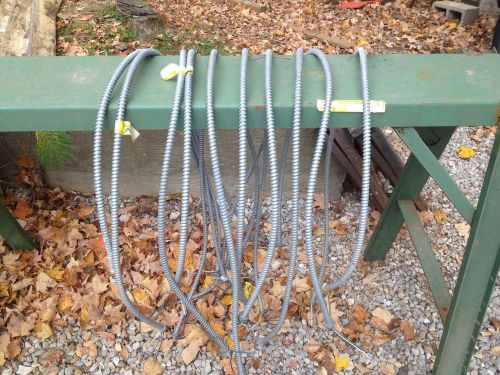 Metallic Light Fixture Whip, 6&#039; 14/3 SOLID---TOTAL OF  10