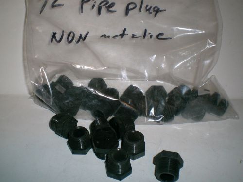 Wholesale lot of 25 1/2 Nylon PIPE PLUG NON-Metallic
