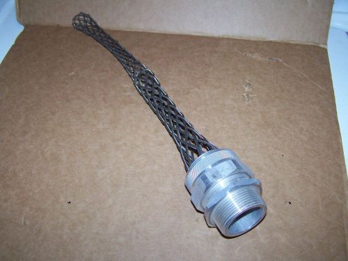 Egs/oz-gedney 1-1/2 aluminum cord grip with strain relief, new!! for sale
