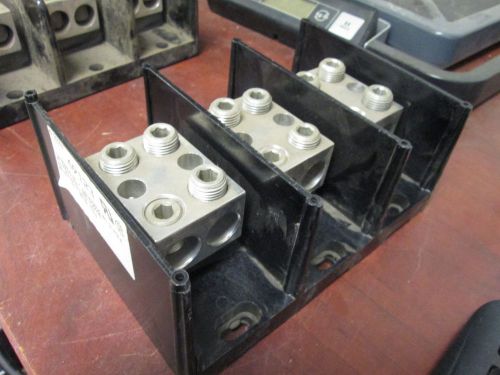 Gould Power Distribution Block 69123 Line(2) 350MCM Load(2) 350MCM-#6 3P Used