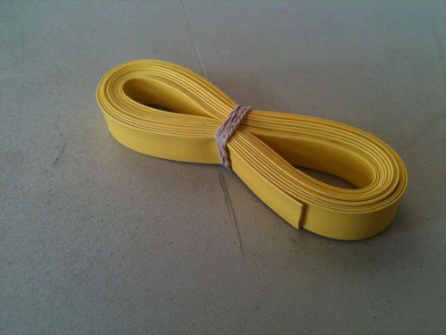 3/8&#034; id / 9mm thermosleeve yellow polyolefin 2:1 heat shrink tubing- 10&#039; section for sale