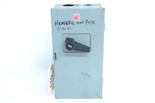 FEDERAL PIONEER 1336 30A 600V-AC 3P FUSIBLE DISCONNECT SWITCH B441842