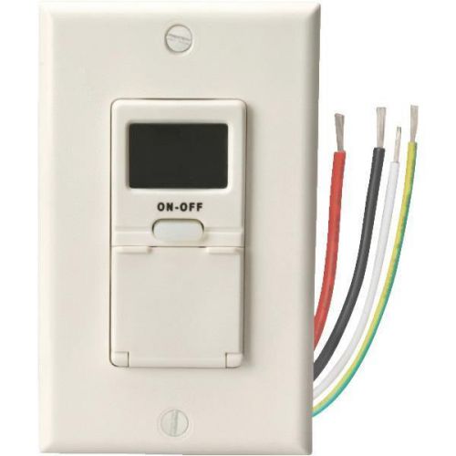 Woods Ind. 59018 Digital Programmable Timer-7DAY IN-WALL DIG TIMER