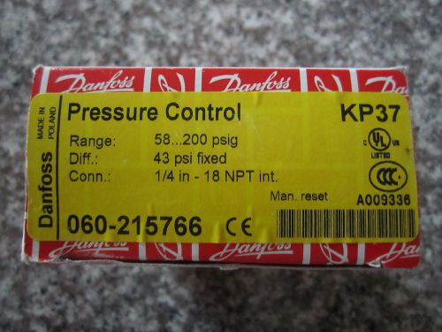 Danfoss 060-215766  KP37 Control Pressure 30 to 200 PSI