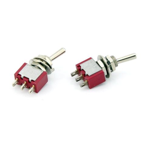 10pcs 3pin mini toggle switch spdt on-on - new high quality for sale
