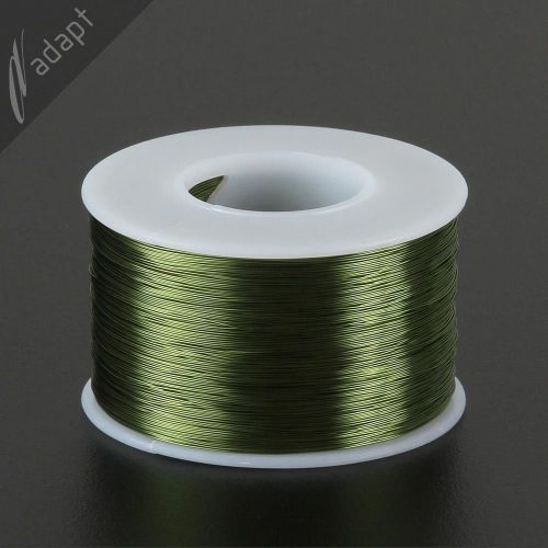 Magnet Wire, Enameled Copper, Green, 30 AWG (gauge), 155C, ~1/2 lb, 1600&#039; HPN