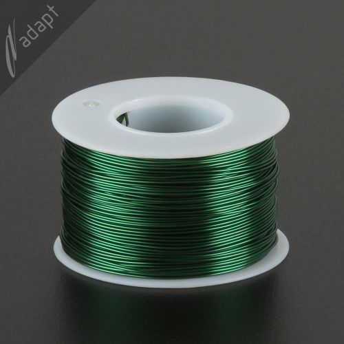 Magnet Wire, Enameled Copper, Green, 22 AWG (gauge), 155C, ~1/2 lb, 250 ft