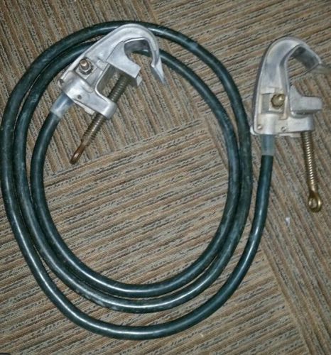 CHANCE 12&#039; Single Phase GROUNDING CABLE WITH CLAMPS SAFETY (inspected)