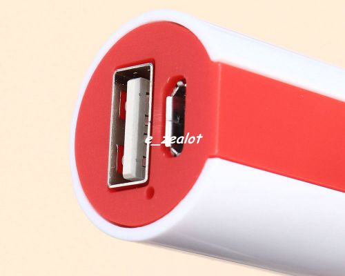 Red-white 5v 1a mobile power bank perfect diy kit for 18650(no battery) charger for sale