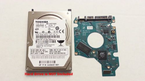 TOSHIBA MK1637GSX 160GB 2.5 SATA HARD DRIVE PCB (HDD2D60 F ZL01 T)