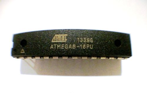 2x ATMEGA8-16PU ATMEL DIP-28 8-bit Microcontroller IC