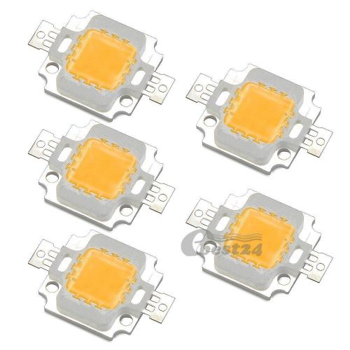 5x 10w high power ic led flood light lamp bulb chips warm white diy outdoor for sale