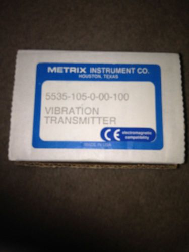 NEW IN BOX METRIX INSTRUMENT VIBRATION TRANSMITTER 5535-105-0-00-100