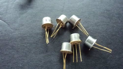 6 X BFY52 TRANSISTOR - GOLD LEADS -  LOT OF 6 EACH - NOS - D-3