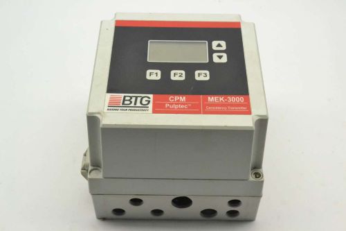 Btg cpm-1400/ha/q0/c1/s/10/i120 pulptec mek-3000 consistency transmitter b394853 for sale