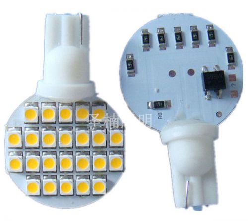 Sn 10pcs white t10 184 921 158 w5w bulb lamps 24-1210smd led lights dc12v for sale