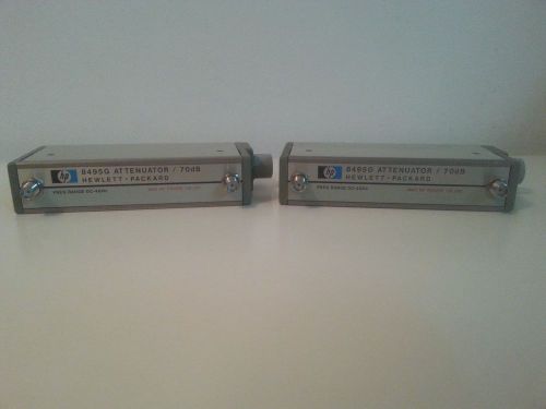 HP Agilent 8495G Programmable step Attenuator 0-70dB DC-4GHz opt002 SMA