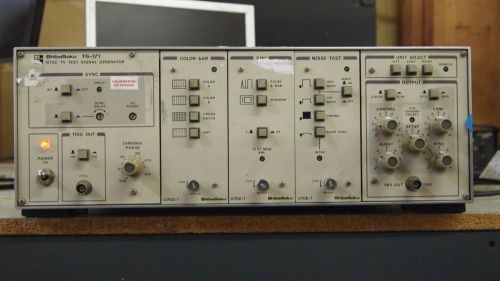 Shibasoku TG-7/1 U703/1 U702 U706 NTSC TV Test Signal Generator