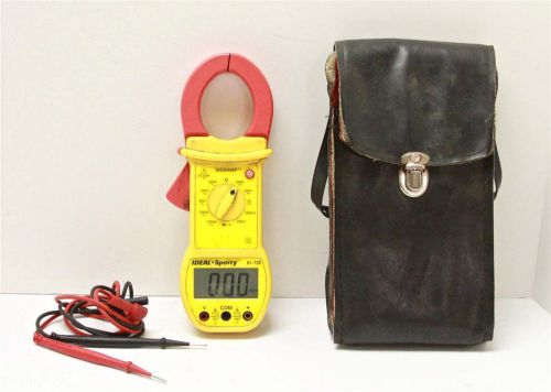 Ideal-Sperry 61-720 Digisnap AC/DC Digital Clamp Meter w/Case &amp; Leads