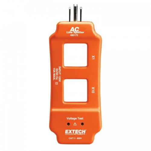EXTECH 480172 — AC 15A - Line Splitter Separator Tester