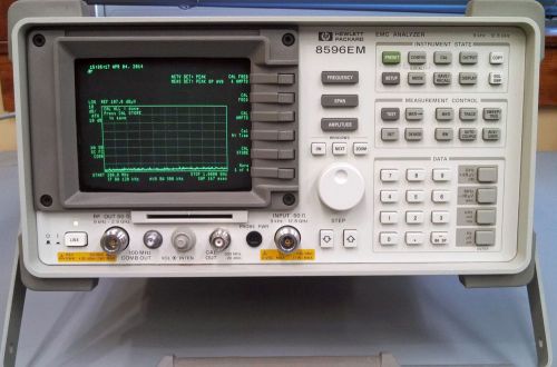 Agilent / hp 8596em emc analyzer 9 khz - 12.8 ghz w/tracking generator for sale