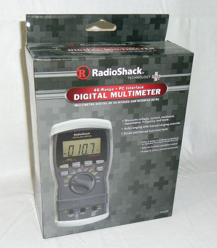 New RadioShack 22-039 Auto 46-Range Digital Multimeter PC interface