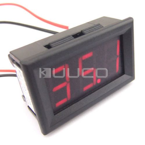 0.56&#034; DC 0-50A Digital Ampere Amps Meters Red LED STM8S103 Amprage Panel 2 Wires