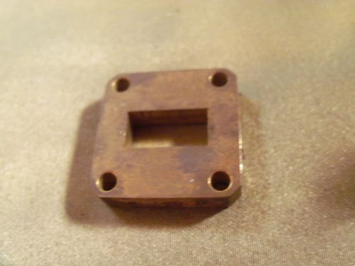 4 flange, bronze 5mm thick n-band 15-22 ghz  wr-51 for sale