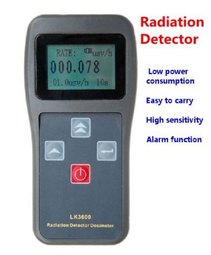 Digital lcd display lk3600 personal nuclear radiation detector alarm dosimeter for sale