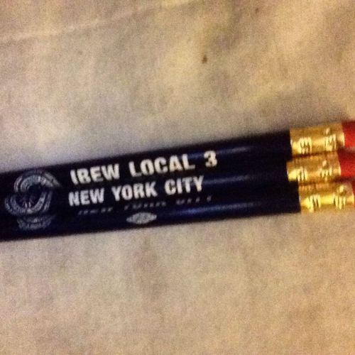 IBEW Local 3 New York City Pencil Lot Of 3