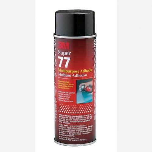 880047 3M Super 77 Spray Adhisive case of 12 cans Spray Glue Multipurpose