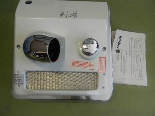 Bradley bra pushbutton hand air dryer 115v 20a for sale
