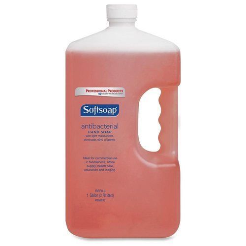 Softsoap® Antibacterial Hand Soap, Crisp Clean, Pink, 1gal Bottle