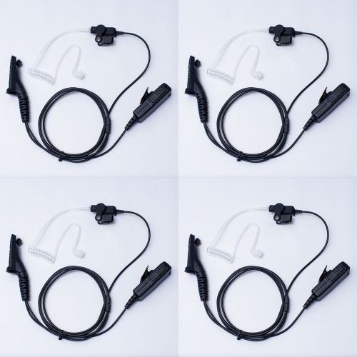 4 pcs clear tube security kit ptt for motorola mototrbo dp-3400/3401/3600/3601 for sale