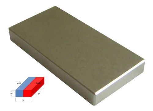 2 pcs of n52  neodymium block magnet 2&#034; x 1&#034; x 1/4&#034; for sale