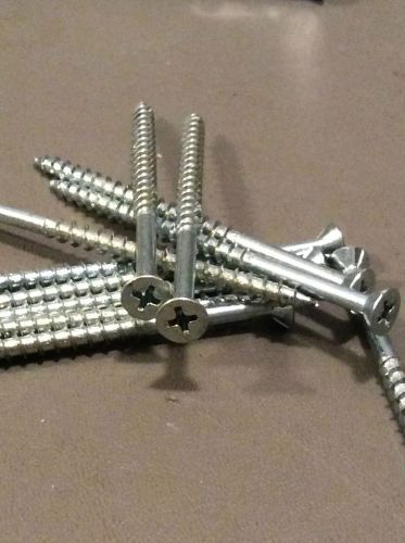 4 LBS OF 3” FLAT HEAD ZINK PLATED CORSE THREADED DRY WALL SCREWS