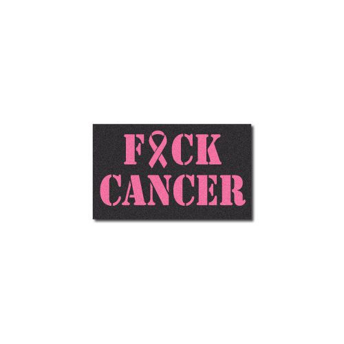 FIREFIGHTER HELMET DECALS - F*ck Cancer Breast Cancer AwarenessDecal Sticker