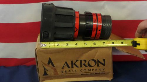 New akron brass style 1727 turbojet nozzle 125 - 250 gpm 1 1/2&#034; nh thread for sale