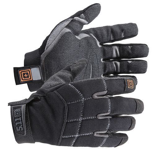 5.11 511-59351-019-m 59351 station grip work gloves w/ id tag-pull tab black md for sale